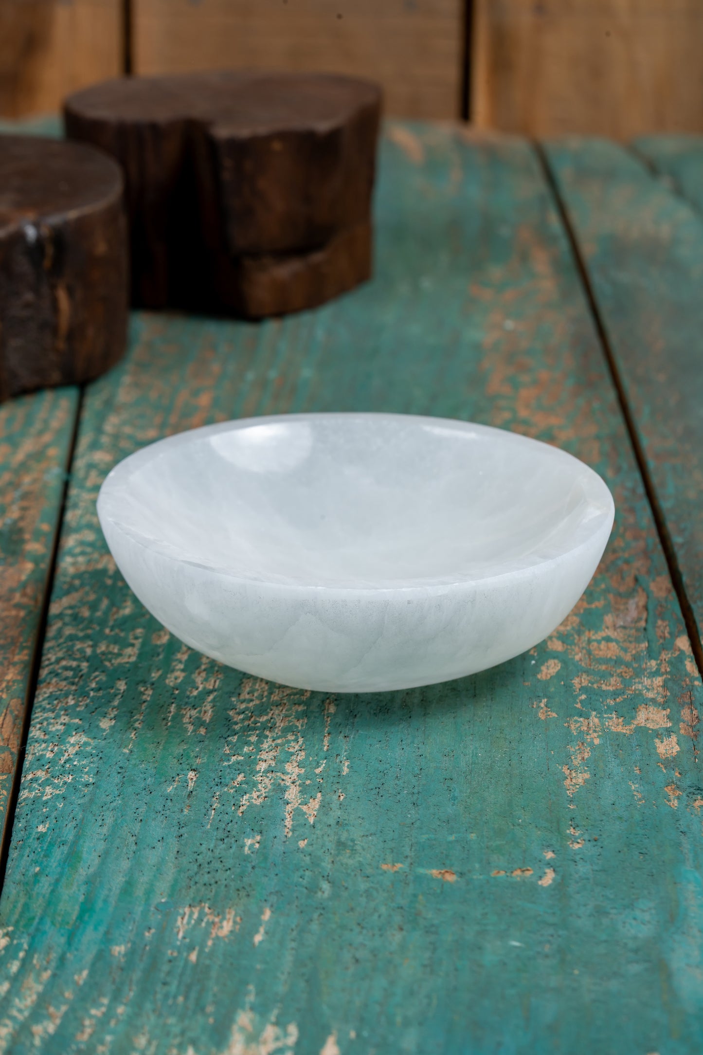 Selenite Charging Bowl – Round Shape