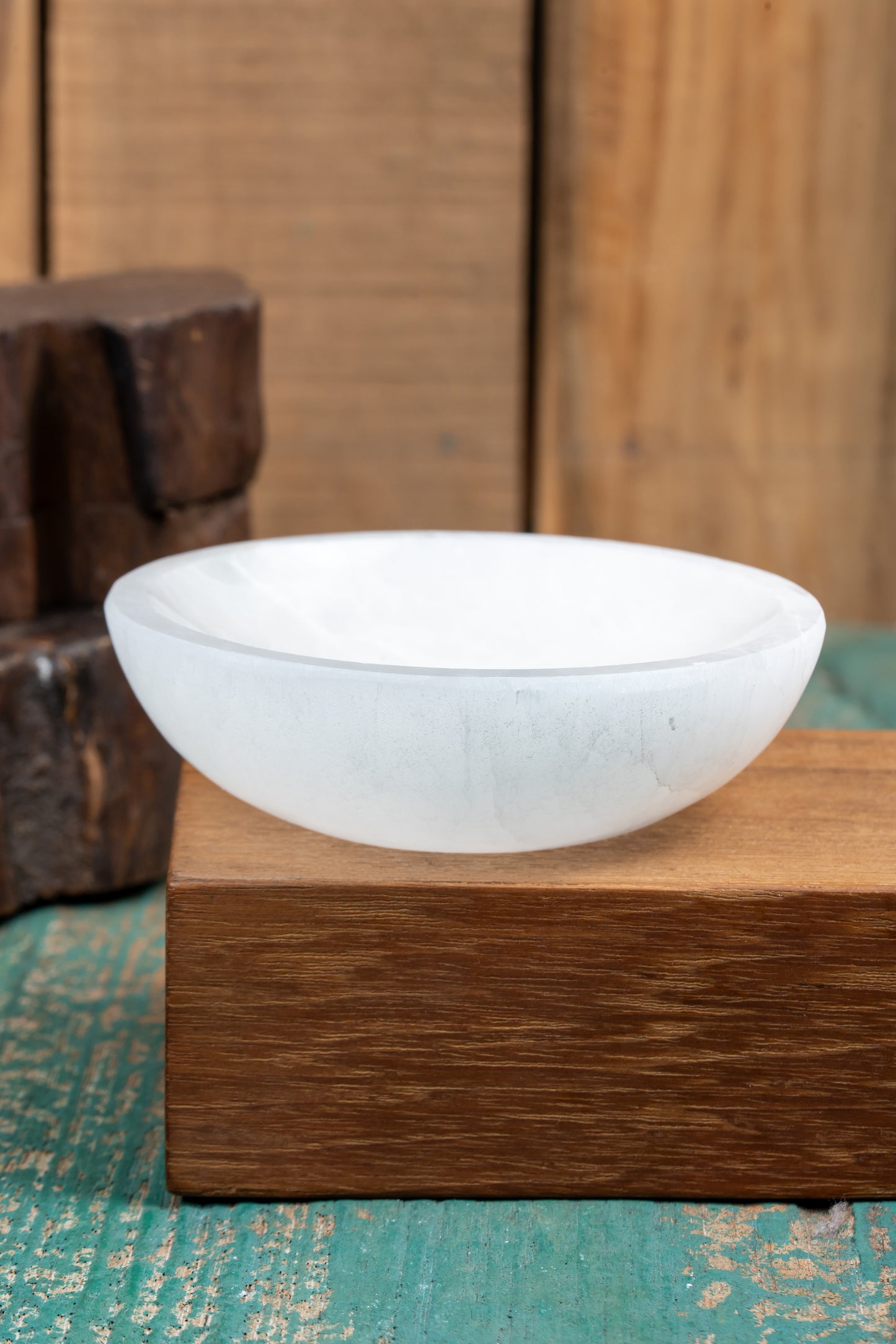 Selenite Charging Bowl – Round Shape