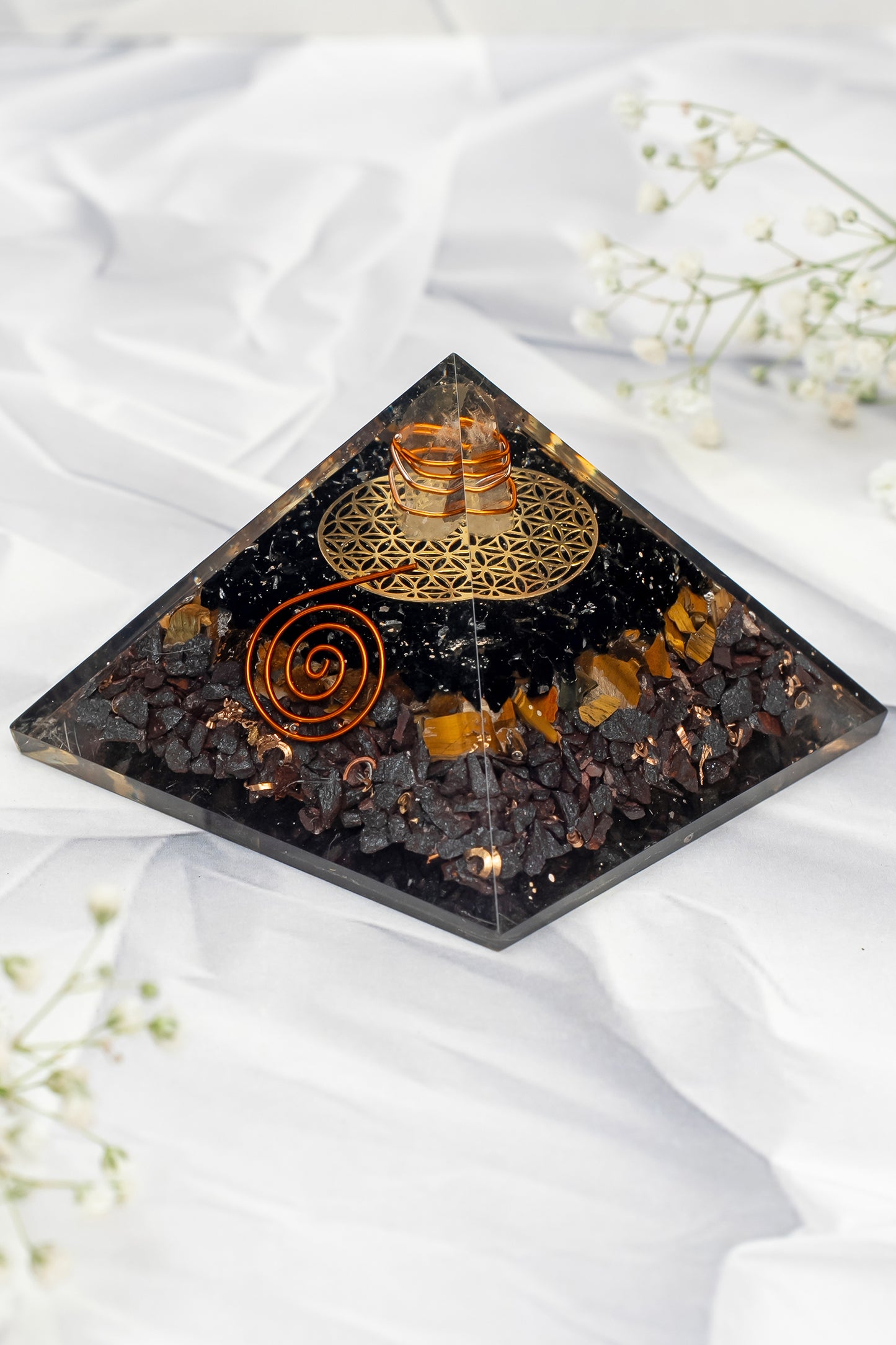 Divine Magic Black Tourmaline Protection Pyramid
