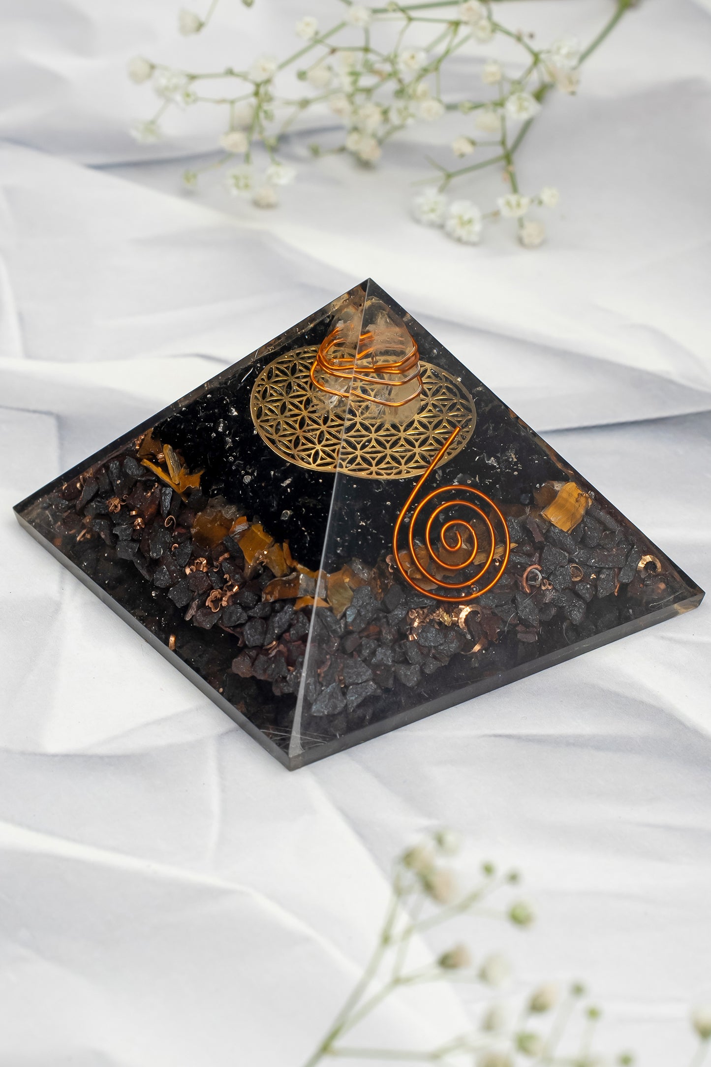Divine Magic Black Tourmaline Protection Pyramid