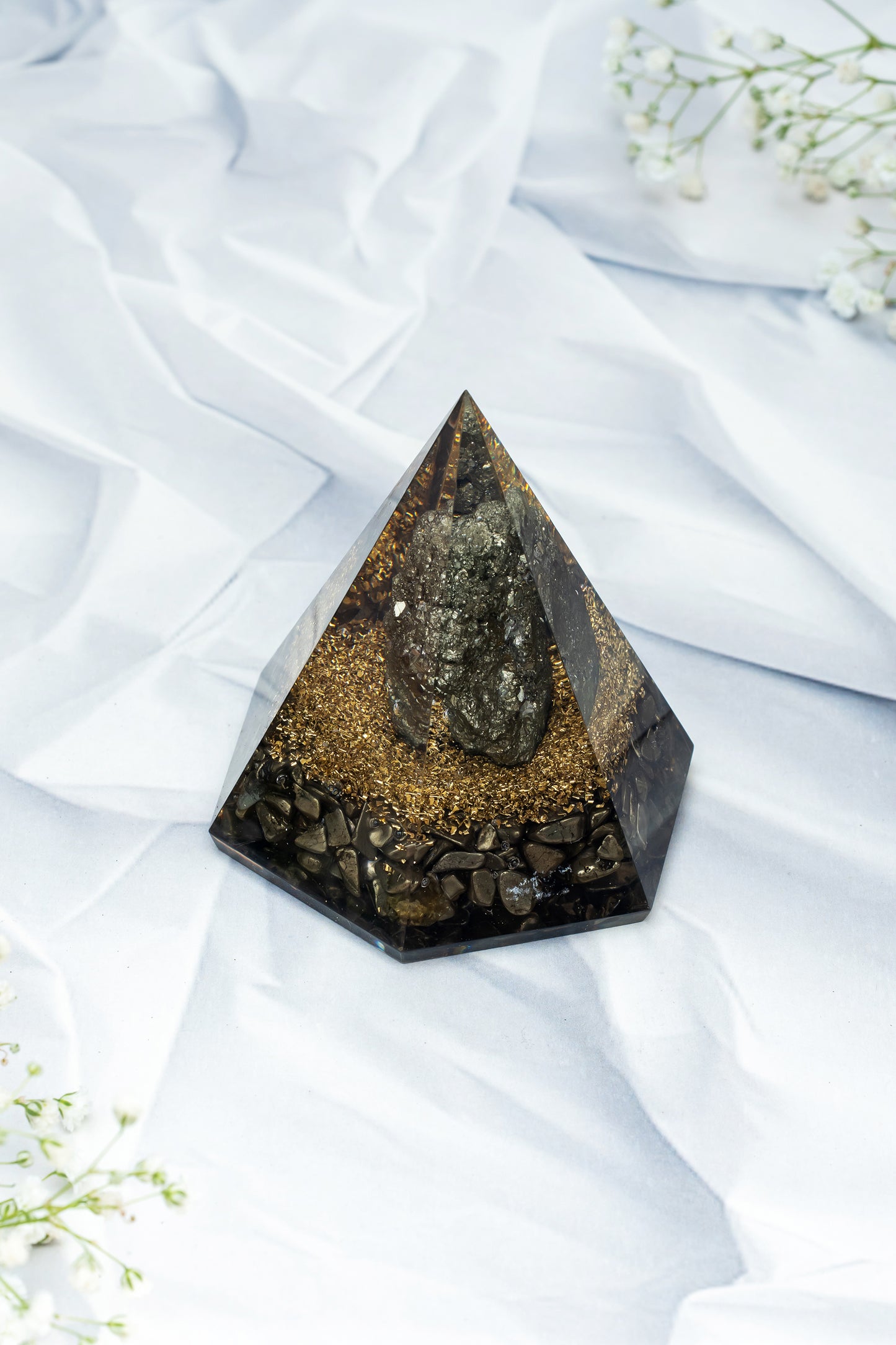 Pyrite Money Magnet Pyramid
