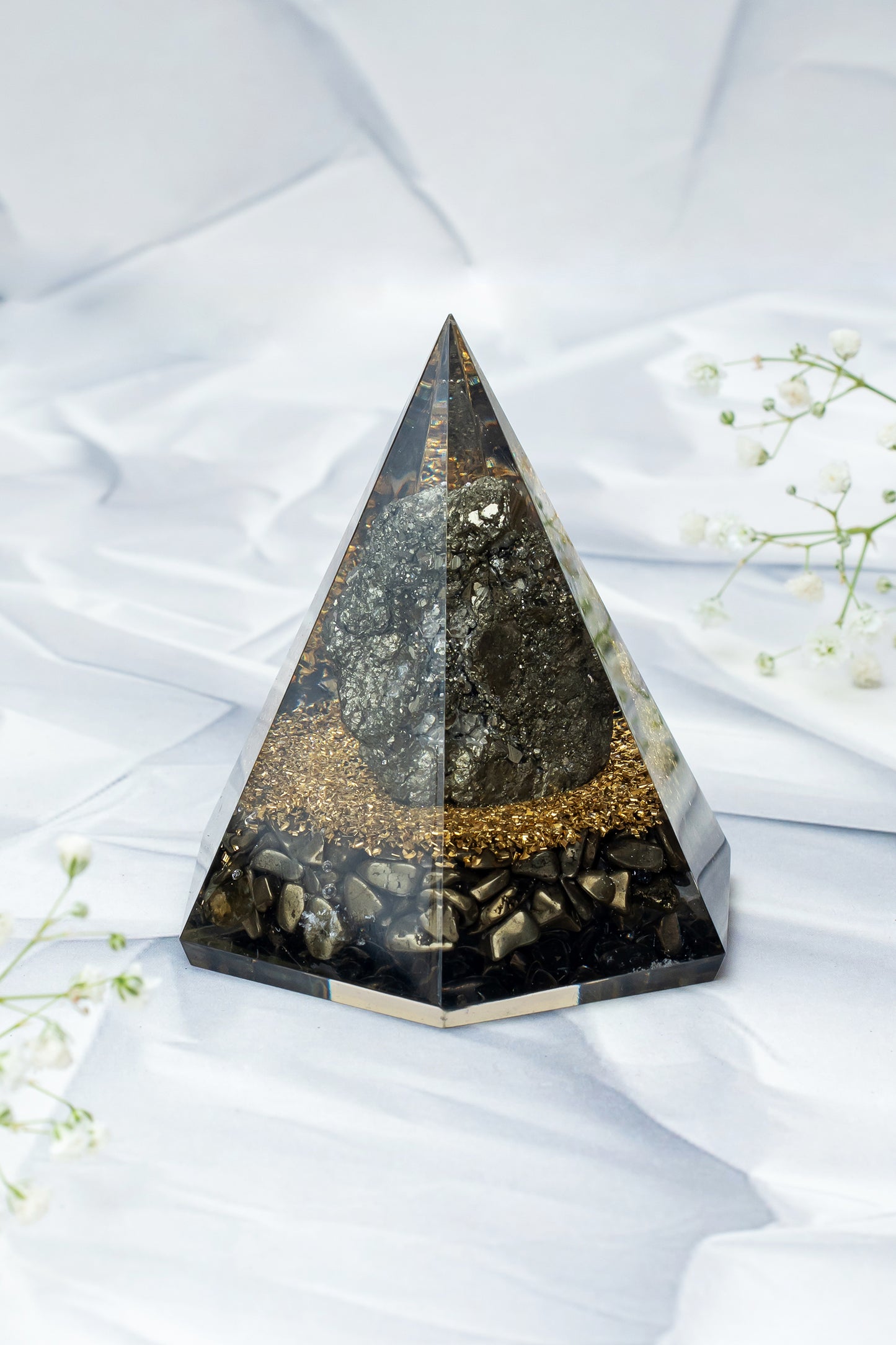 Pyrite Money Magnet Pyramid