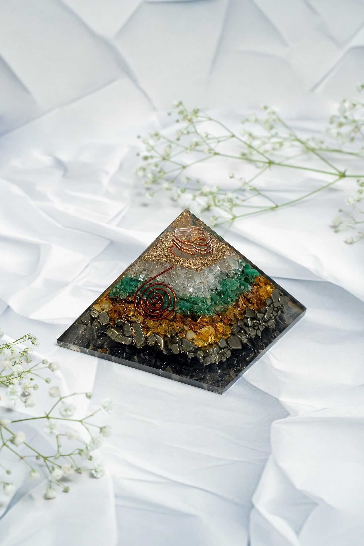Money Magnet Crystal Pyramid