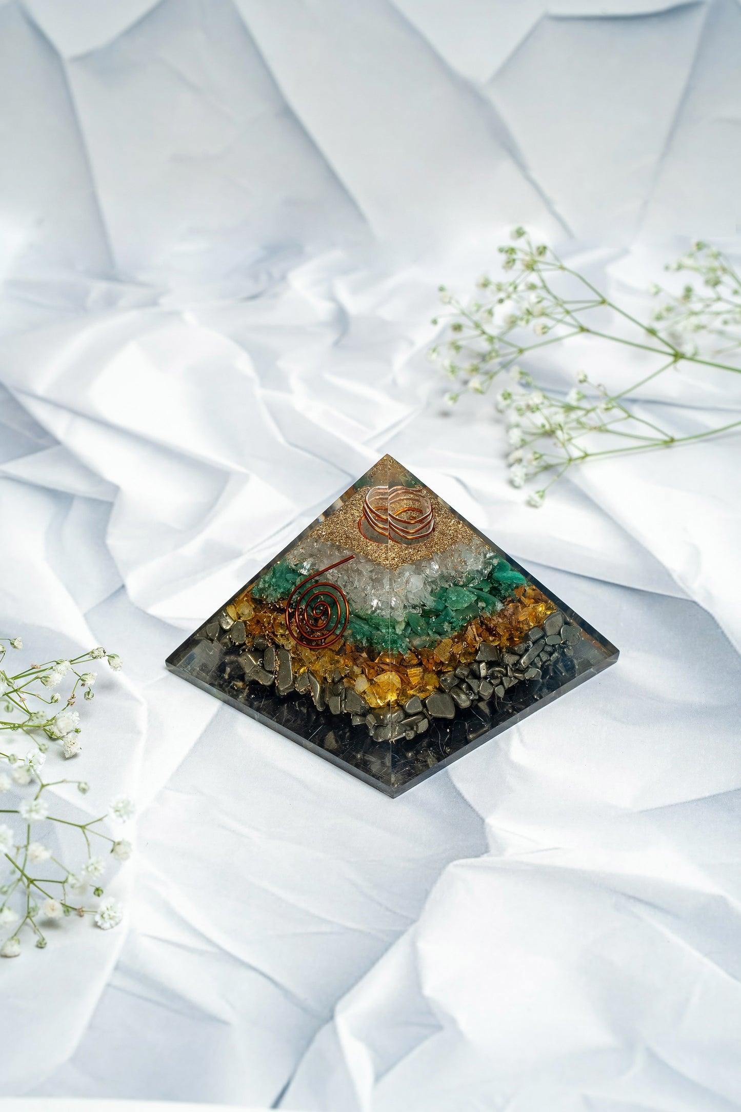 Money Magnet Crystal Pyramid