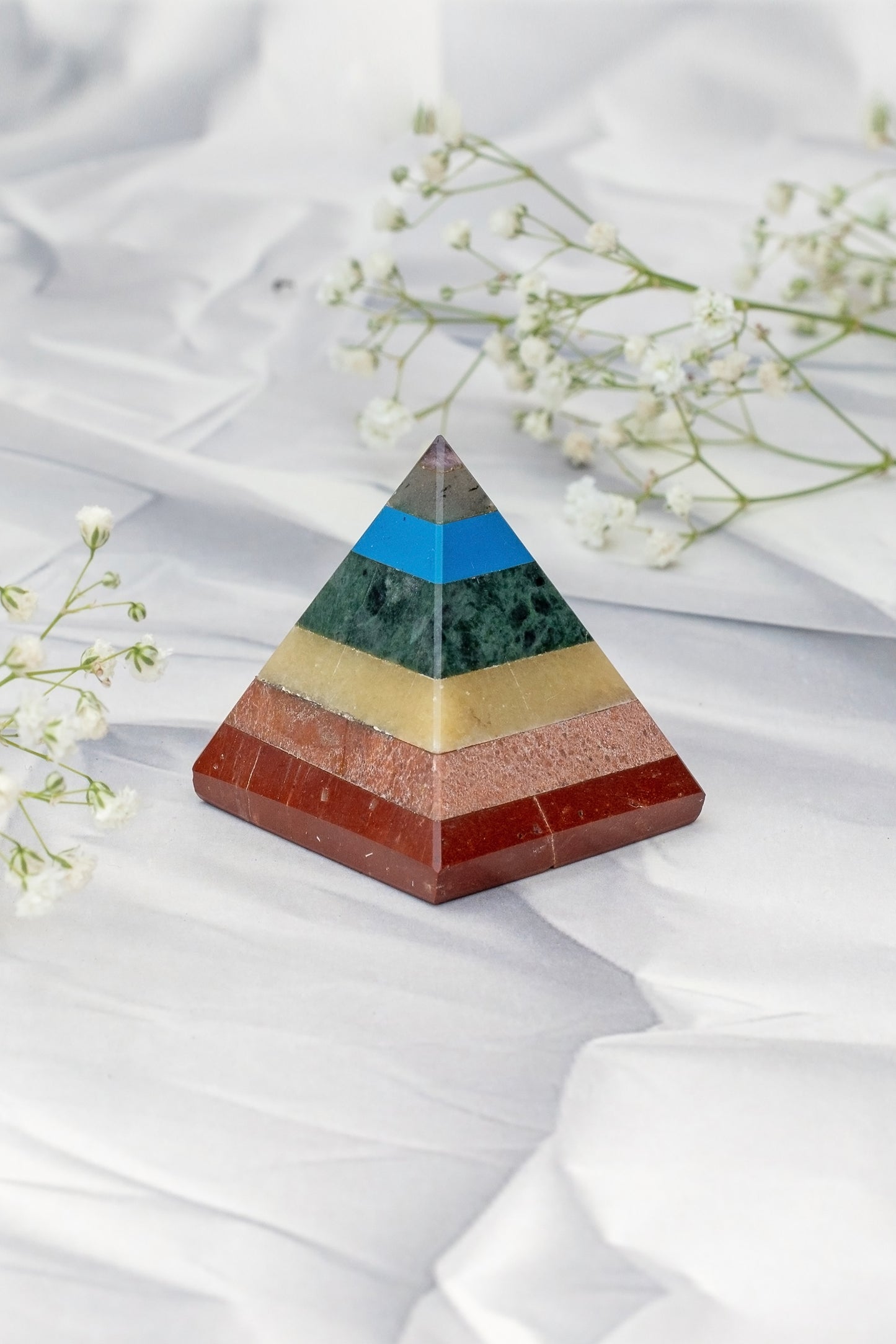 Divine Magic Solar Energy 7 Chakra Orgone Pyramid