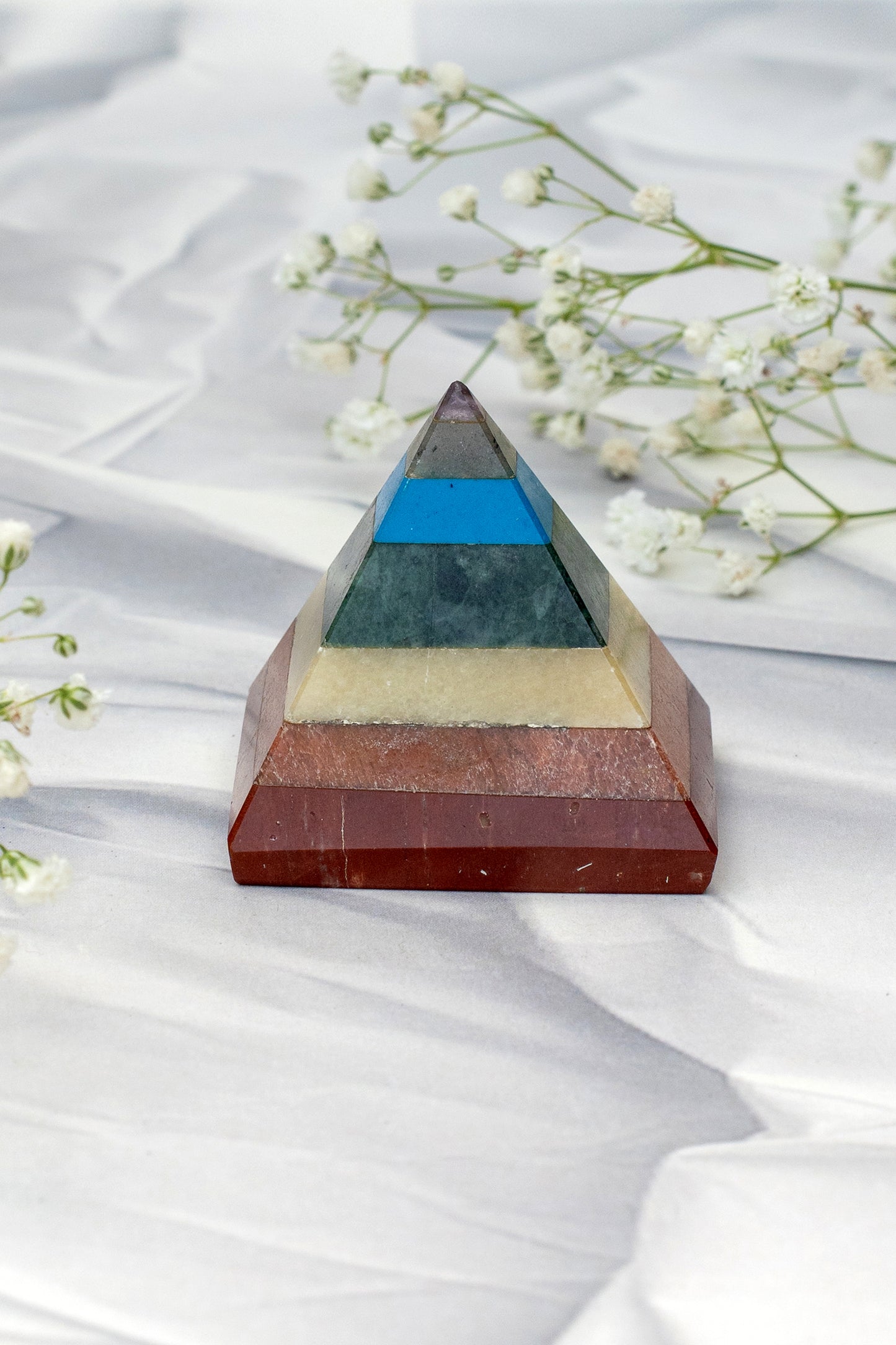 Divine Magic Solar Energy 7 Chakra Orgone Pyramid