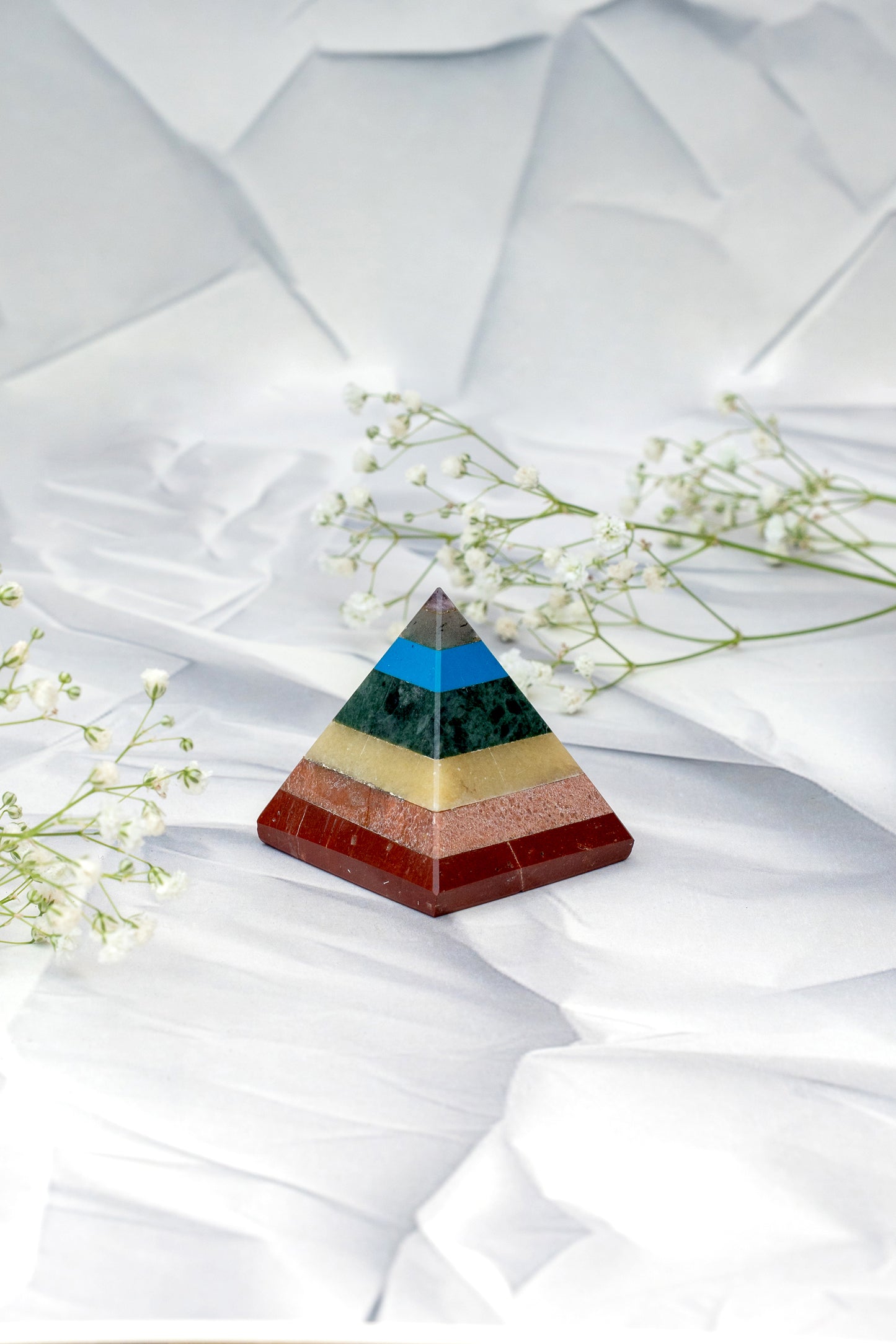 Divine Magic Solar Energy 7 Chakra Orgone Pyramid