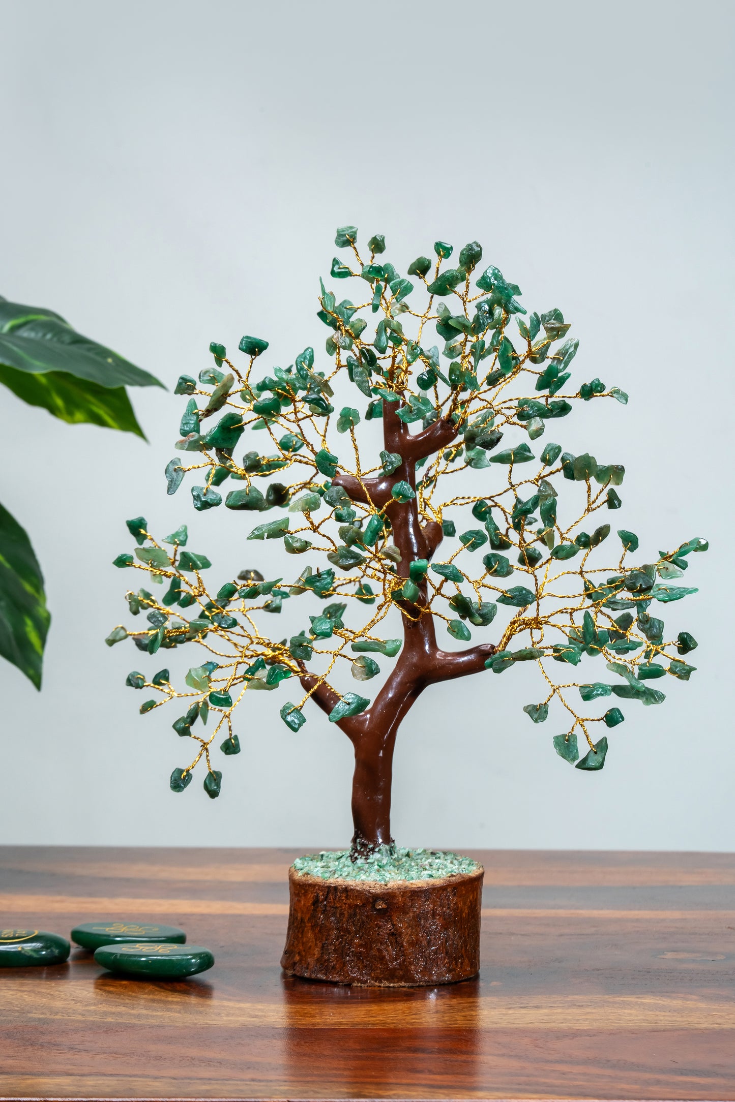 Green Aventurine Wishing Tree (Kalpavriksha)