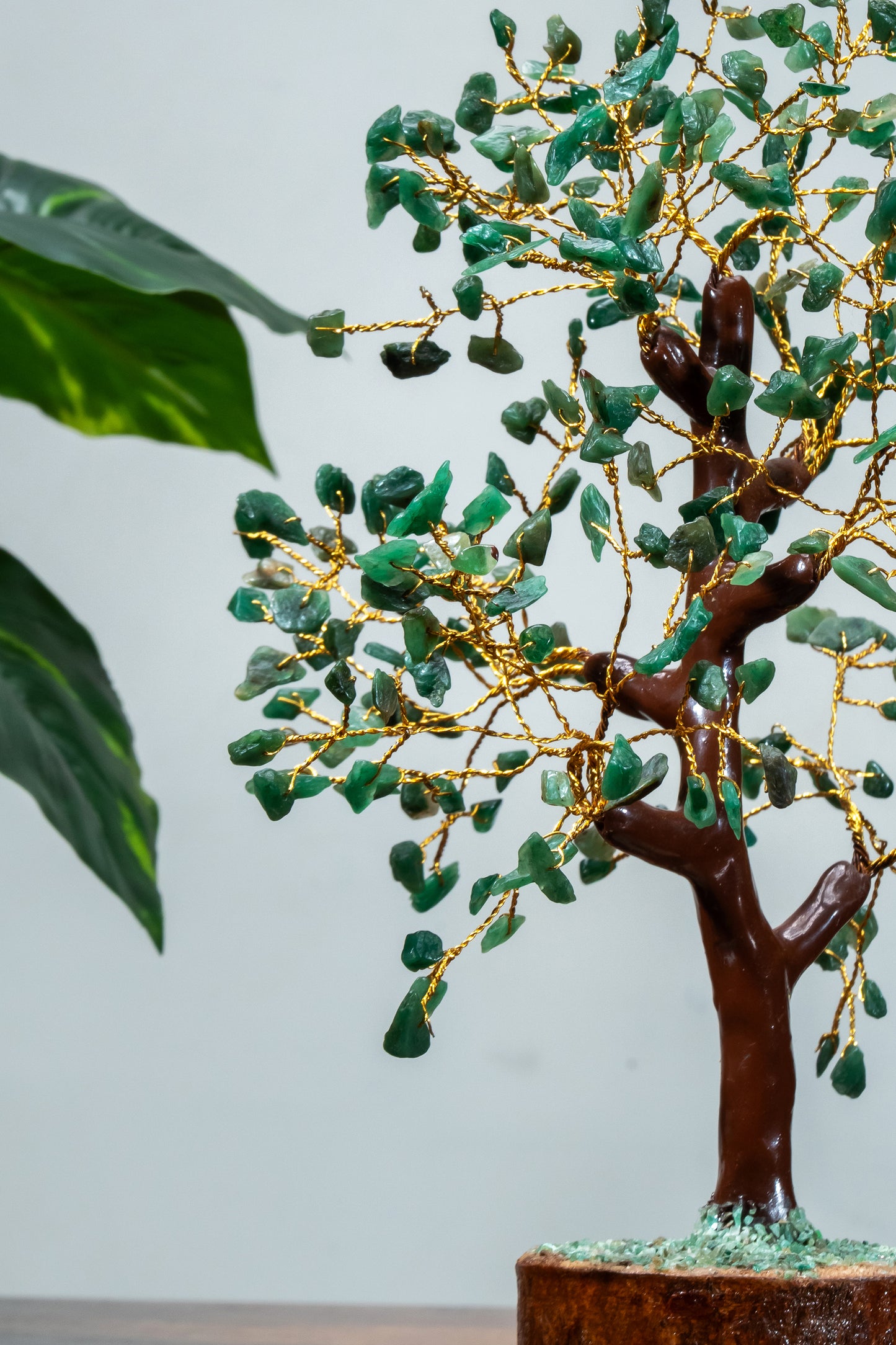 Green Aventurine Wishing Tree (Kalpavriksha)
