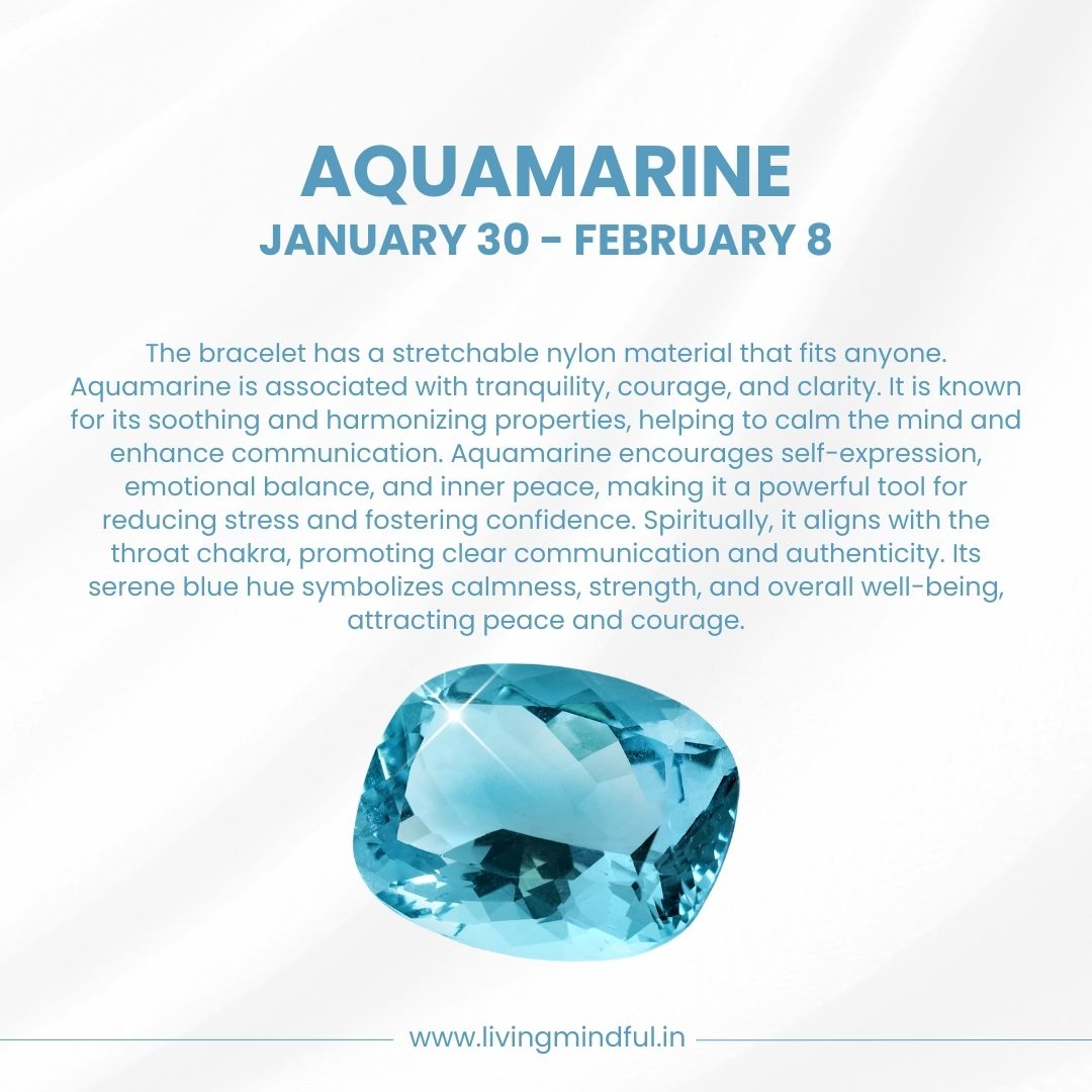 Aquamarine – Aquarius (January 20 – January 29)