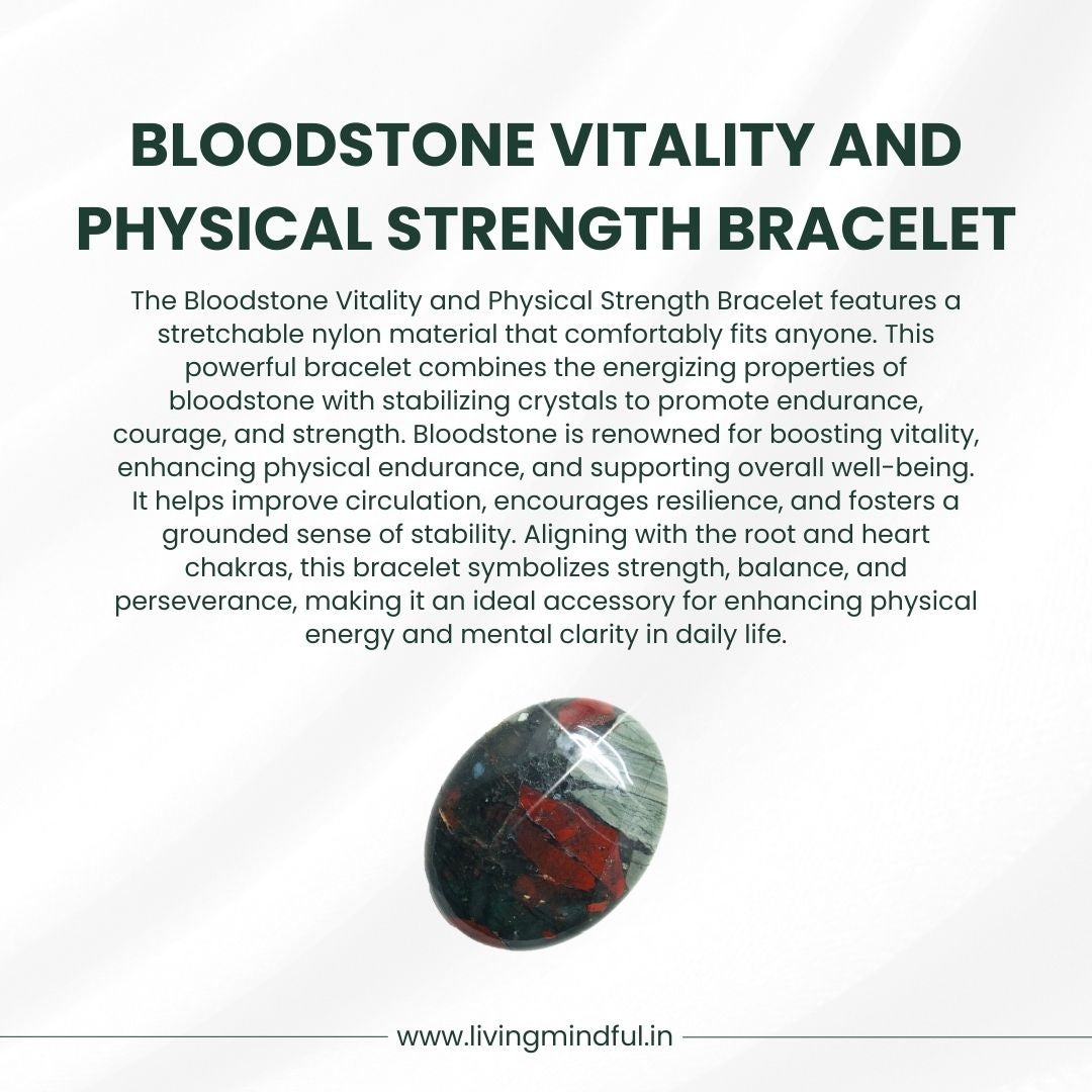 Bloodstone Bracelet - Power and Physical Strength