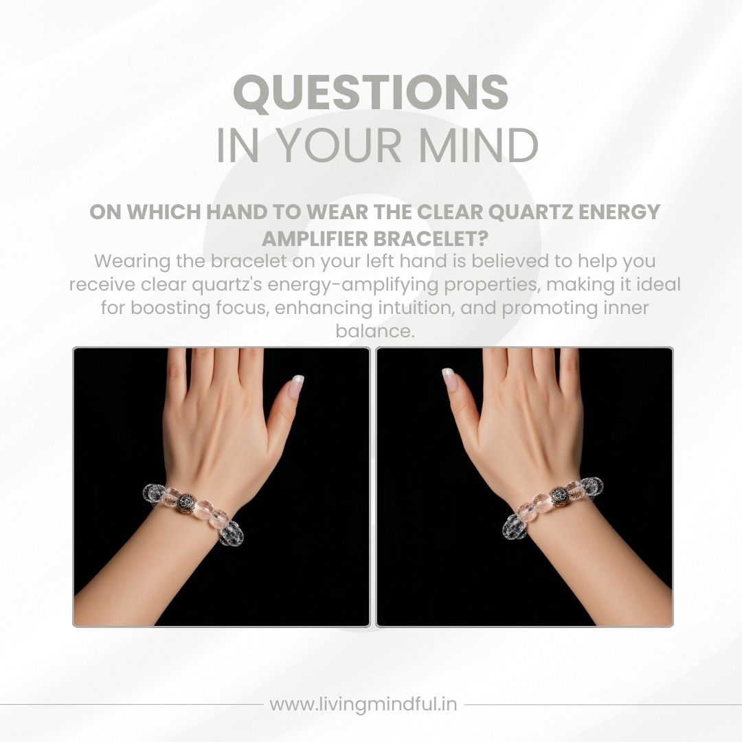 Clear Quartz Bracelet - Energy Amplifier & Clarity