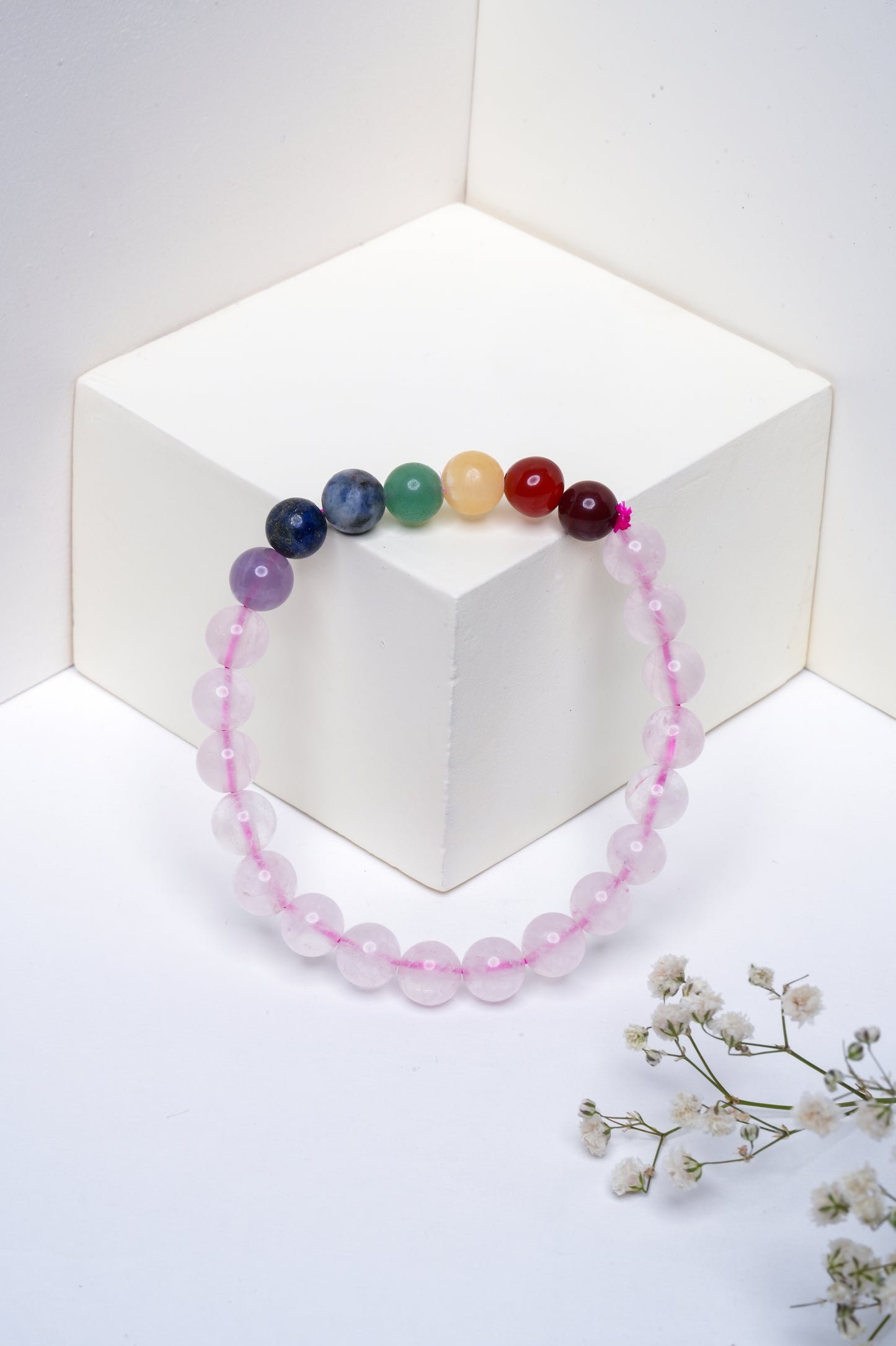 Rose Quartz and Seven Chakra