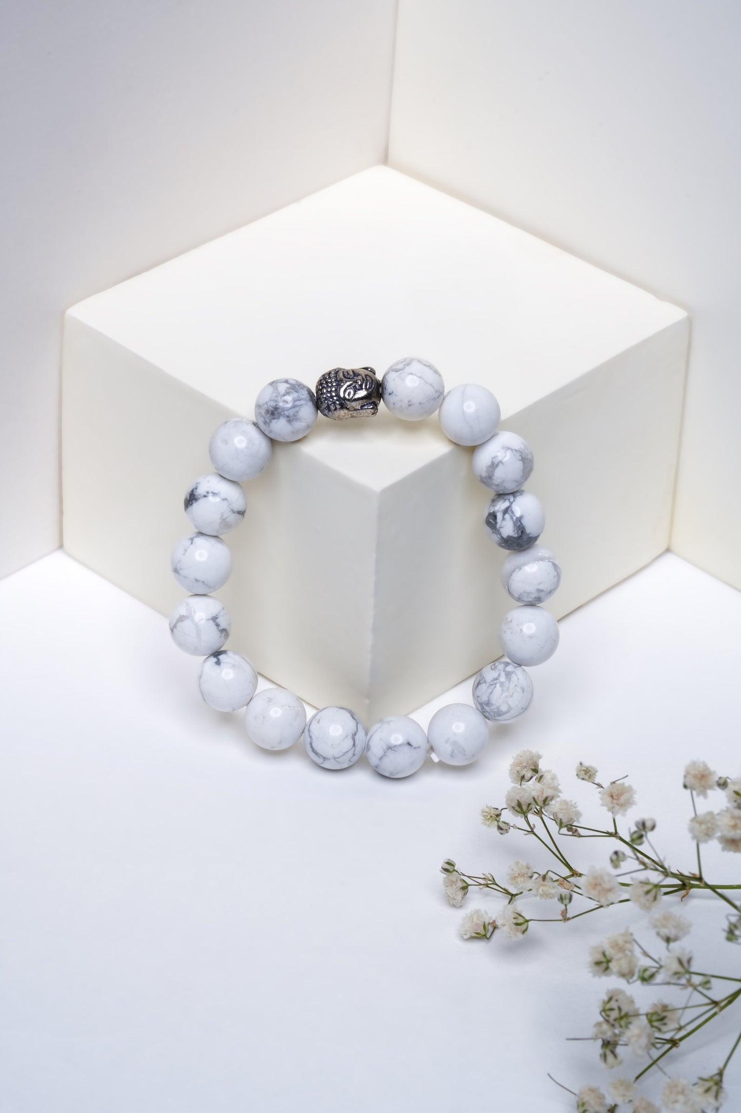 Howlite Bracelet - Calm Mind