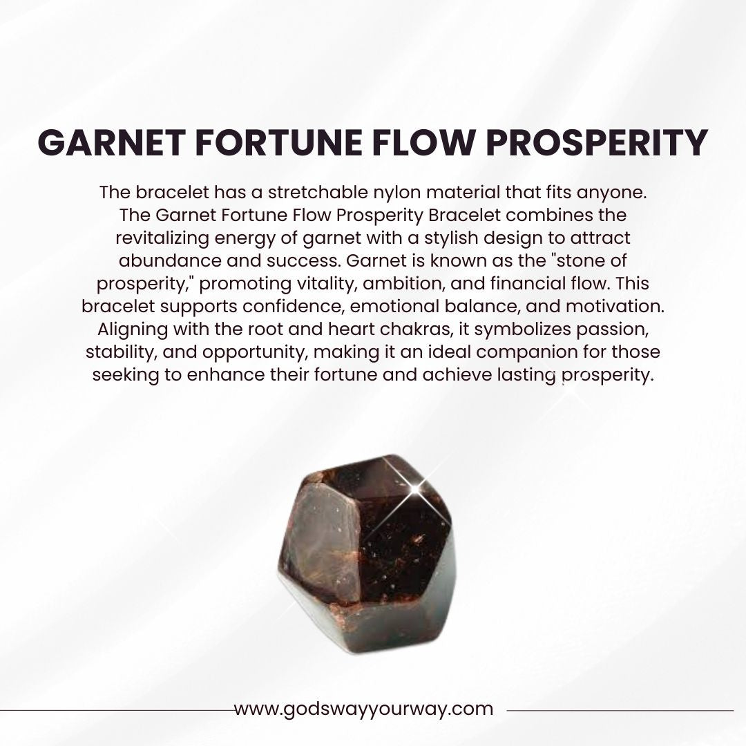 Garnet Bracelet - Attract Luck & Prosperity