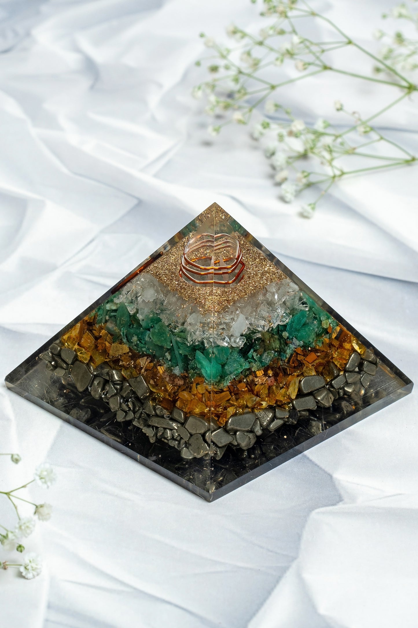 Money Magnet Crystal Pyramid