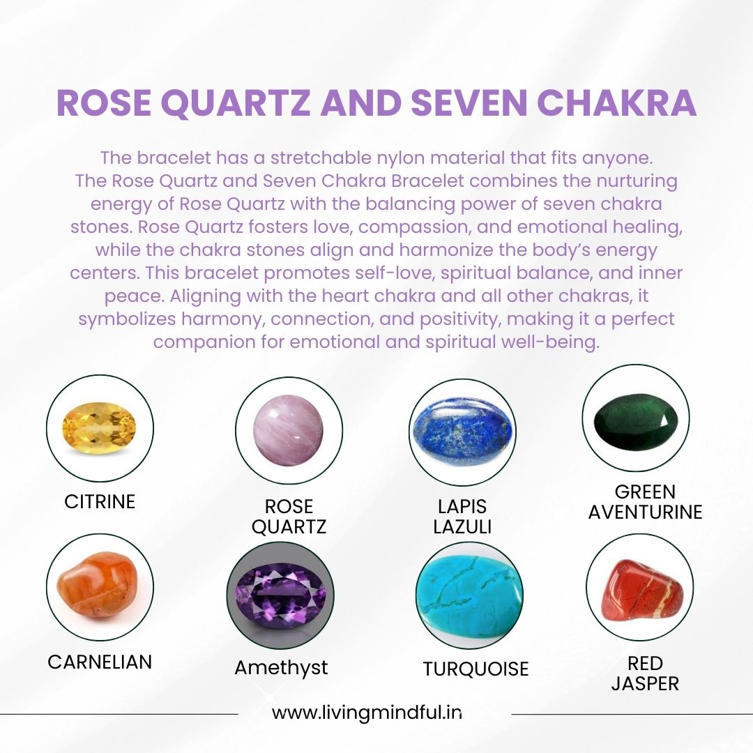 Rose Quartz and Seven Chakra