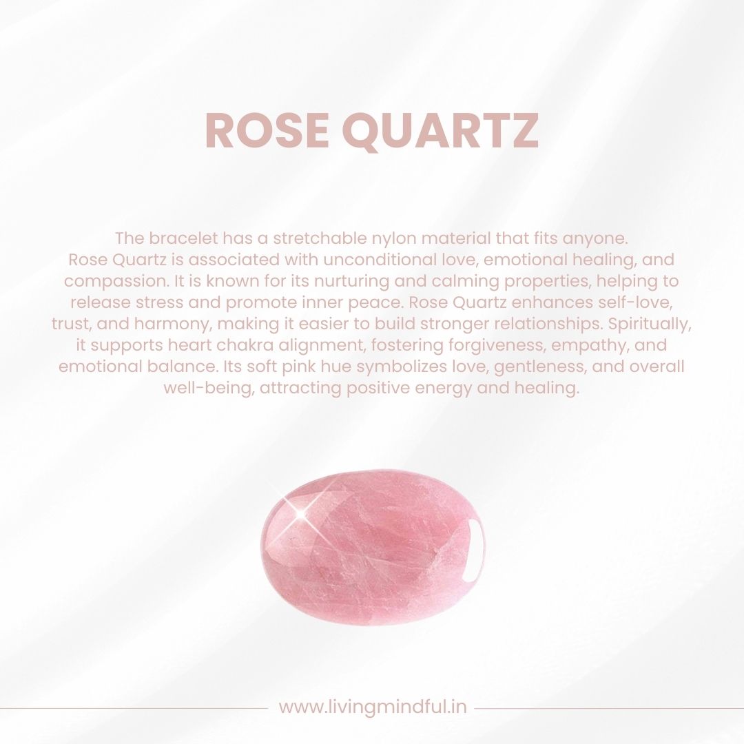 Rose Quartz Bracelet – Trust & Self Love