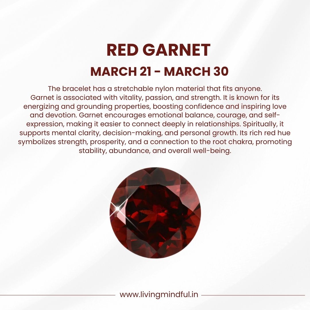 Garnet – Aries (Mar 21-Mar 30)