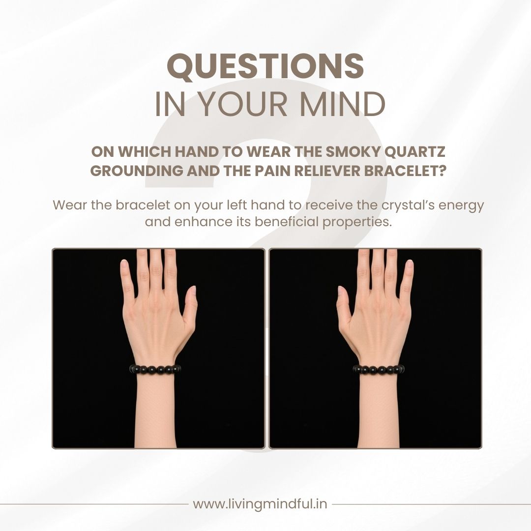 Smoky Quartz Bracelet - Grounding and the Pain Reliever