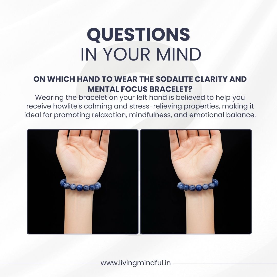Sodalite Bracelet - Emotional Balance & Mental Focus