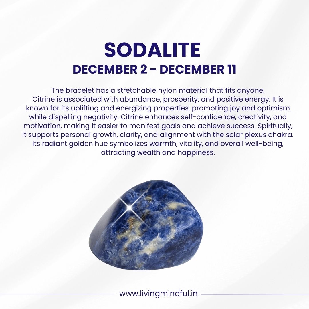 Sodalite – Sagittarius (December 2 – December 11)