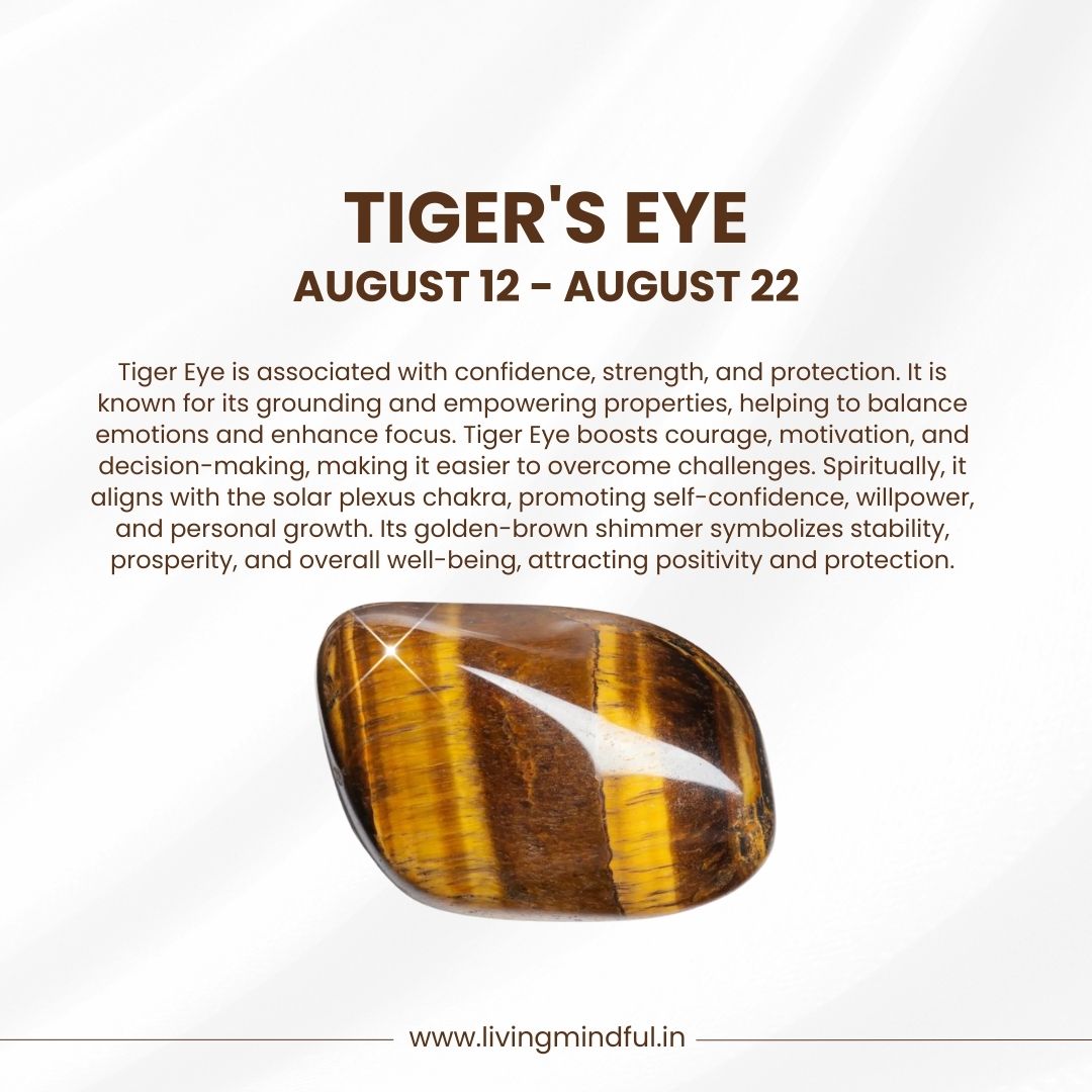 Tiger’s Eye – Leo (August 13 – August 22)