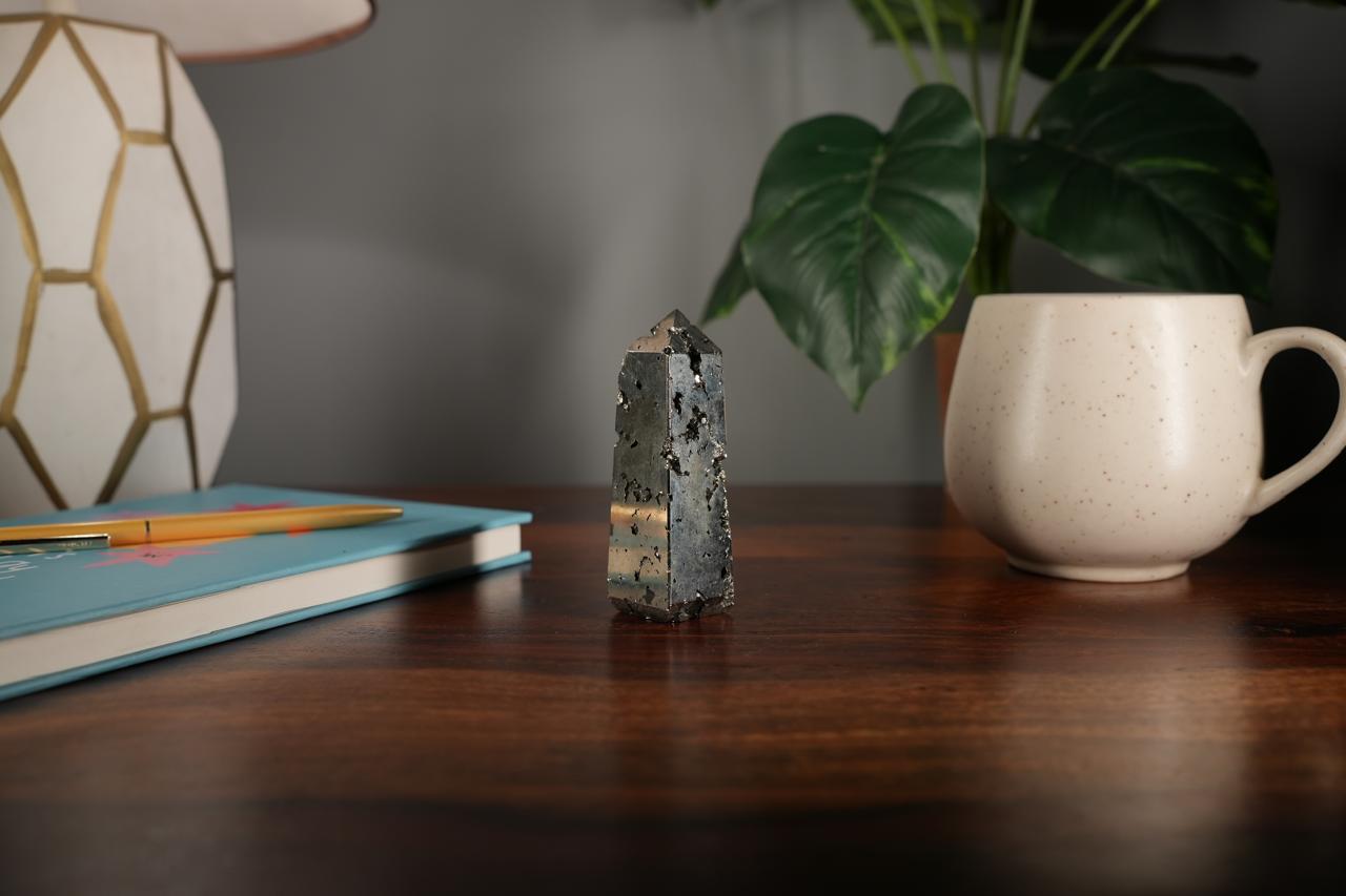 Pyrite Crystal Wand/Tower