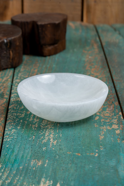 Selenite Charging Bowl – Round Shape