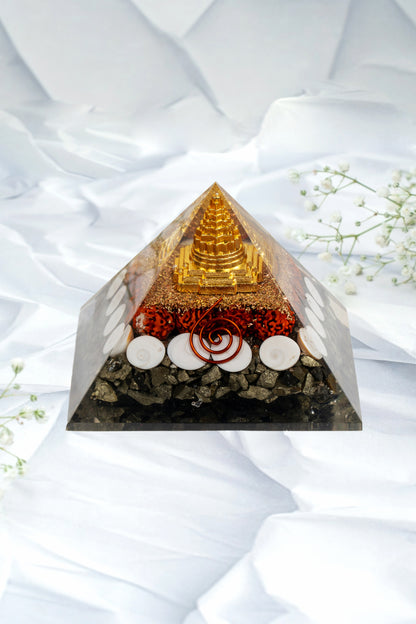 Shree Yantra Gomti Chakra Orgone Pyramid