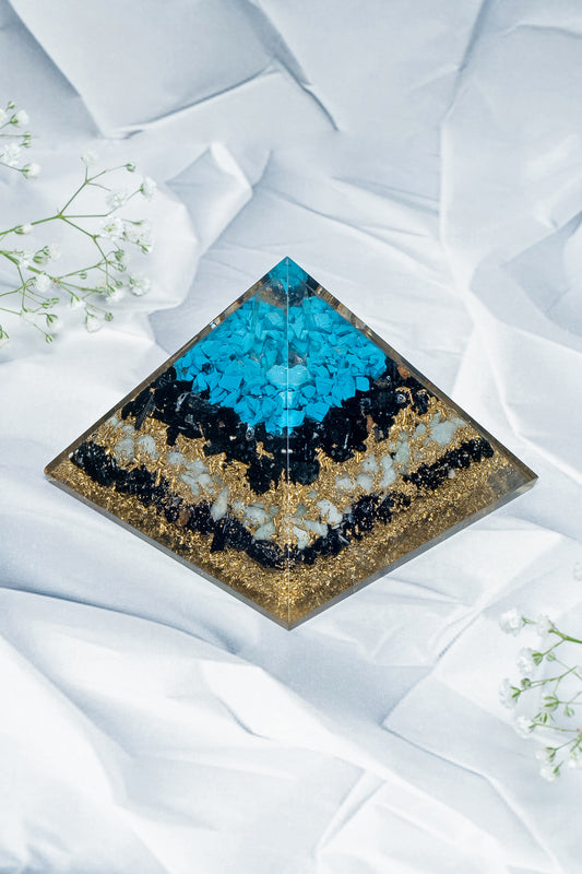 Divine Pyrite Protection & Prosperity Pyramid