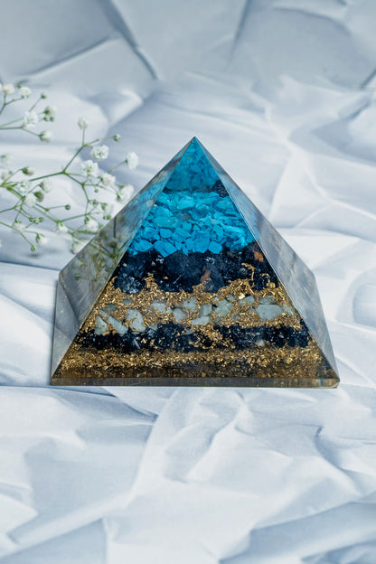 Divine Pyrite Protection & Prosperity Pyramid