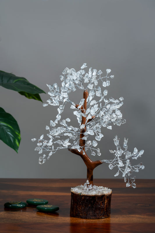 Clear Quartz Wishing Tree (Kalpavriksha)