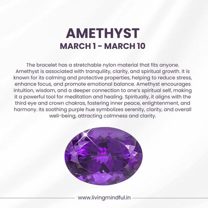 Amethyst – Pisces (March 1 – March 10)