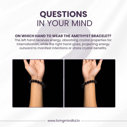 Amethyst Bracelet - Intuition