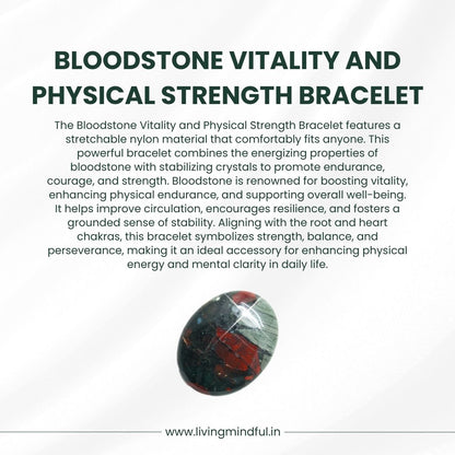 Bloodstone Bracelet - Power and Physical Strength