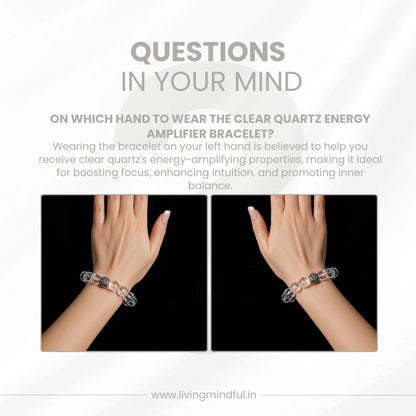 Clear Quartz Bracelet - Energy Amplifier & Clarity