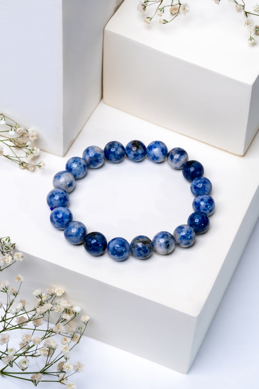 Sodalite Bracelet - Emotional Balance & Mental Focus
