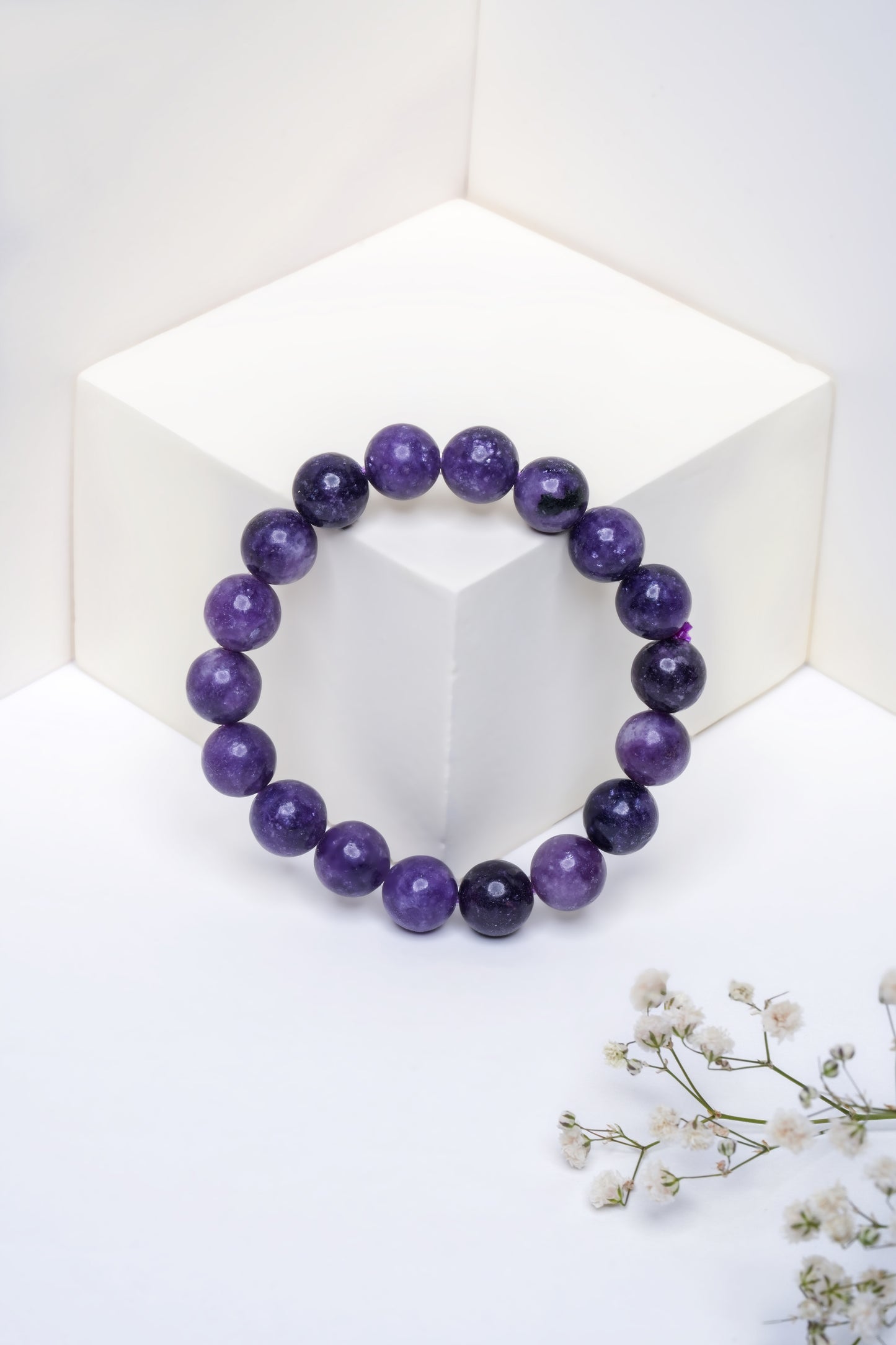 Lepidolite Bracelet - Hormonal Balance & Peace