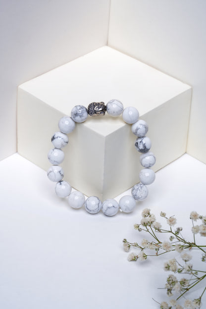 Howlite Bracelet - Calm Mind