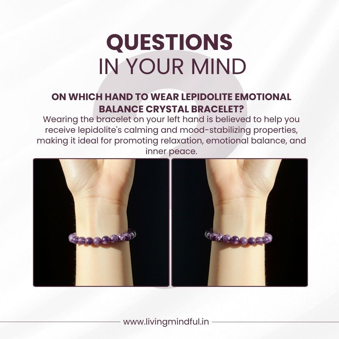 Lepidolite Bracelet - Hormonal Balance & Peace
