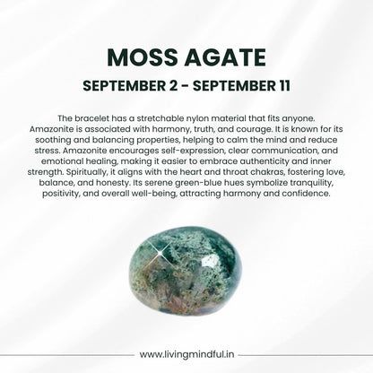 Moss Agate – Virgo (Sept 2- Sept 11)