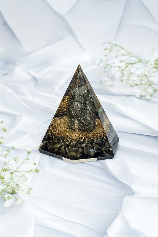 Pyrite Money Magnet Pyramid