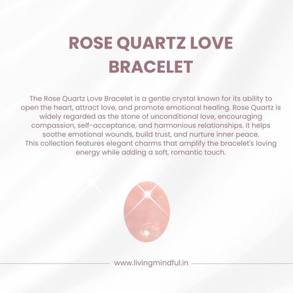 Rose Quartz Bracelet - Love