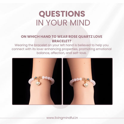 Rose Quartz Bracelet - Love