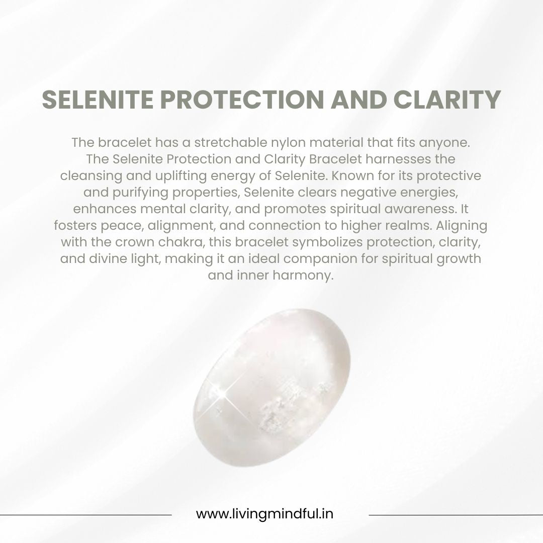 Selenite Bracelet - Protection and Clarity