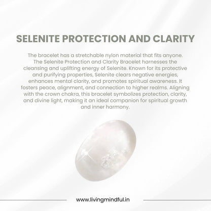 Selenite Bracelet - Protection and Clarity