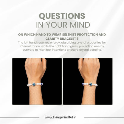 Selenite Bracelet - Protection and Clarity