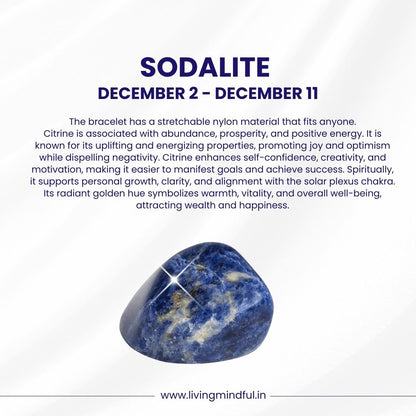 Sodalite – Sagittarius (December 2 – December 11)