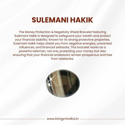 Sulemani Hakik Bracelet - Money Protection & Negativity Shield